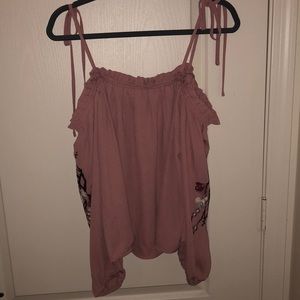 Off the shoulder blouse